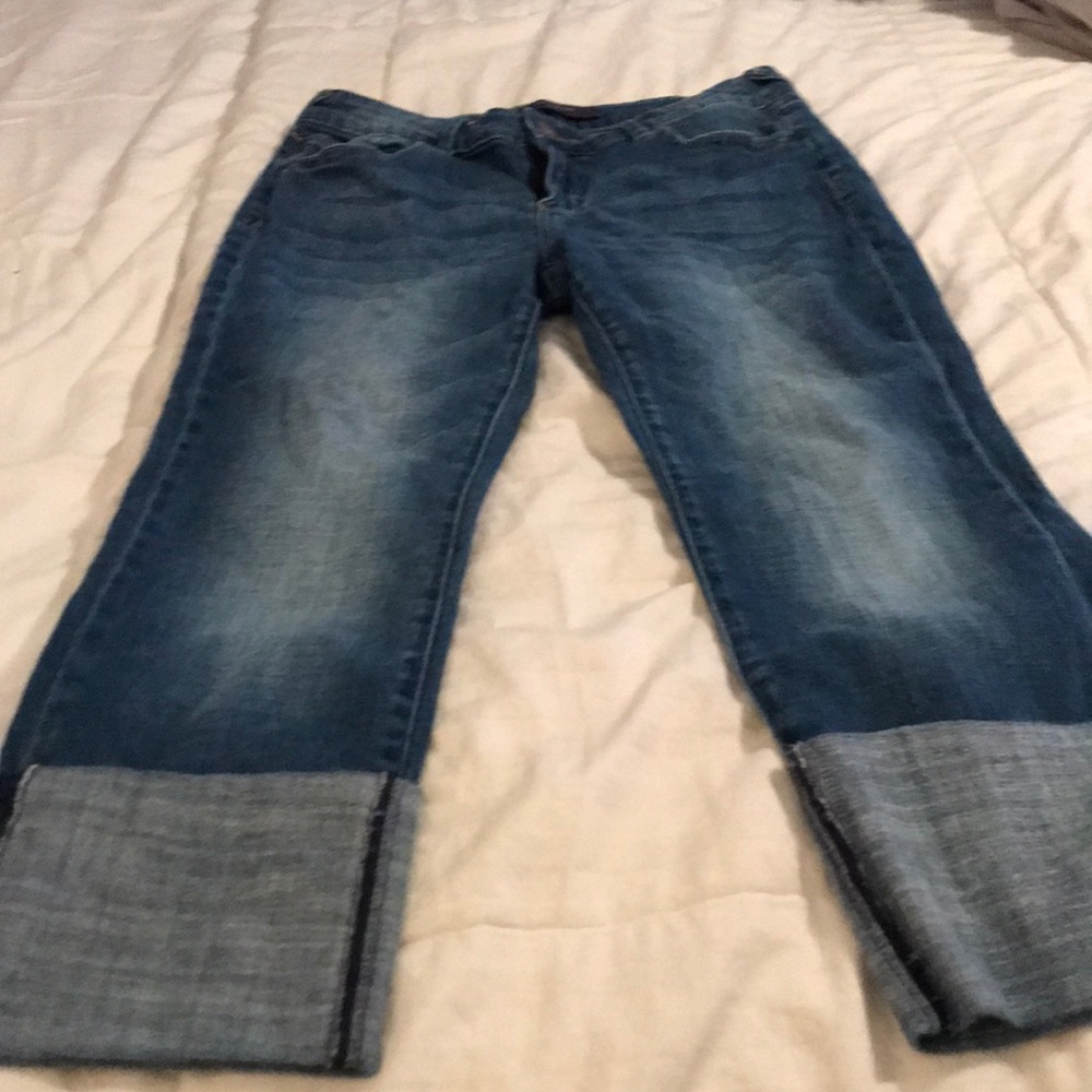 The limited boyfriend Cuff Denim